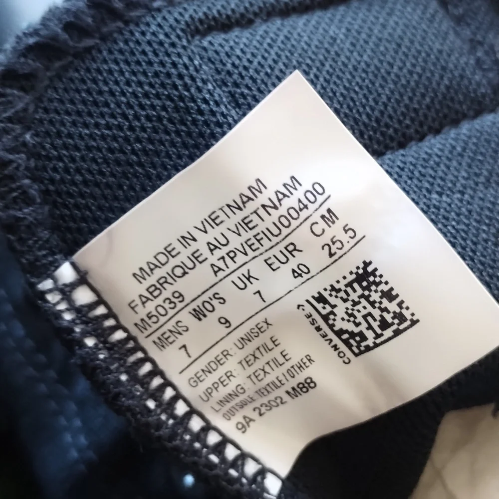 Converse All Star Chuck Taylor Black On Black Unisex M7 W9 - Picture 7 of 13